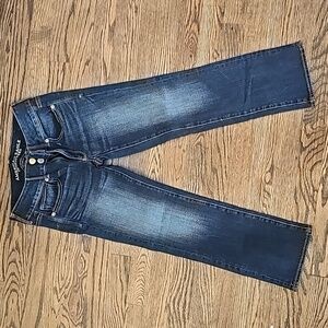 American eagle size 2 regular Capri artist crop dark blue